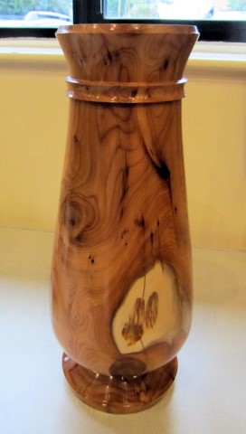 Norman Smithers's commended yew vase